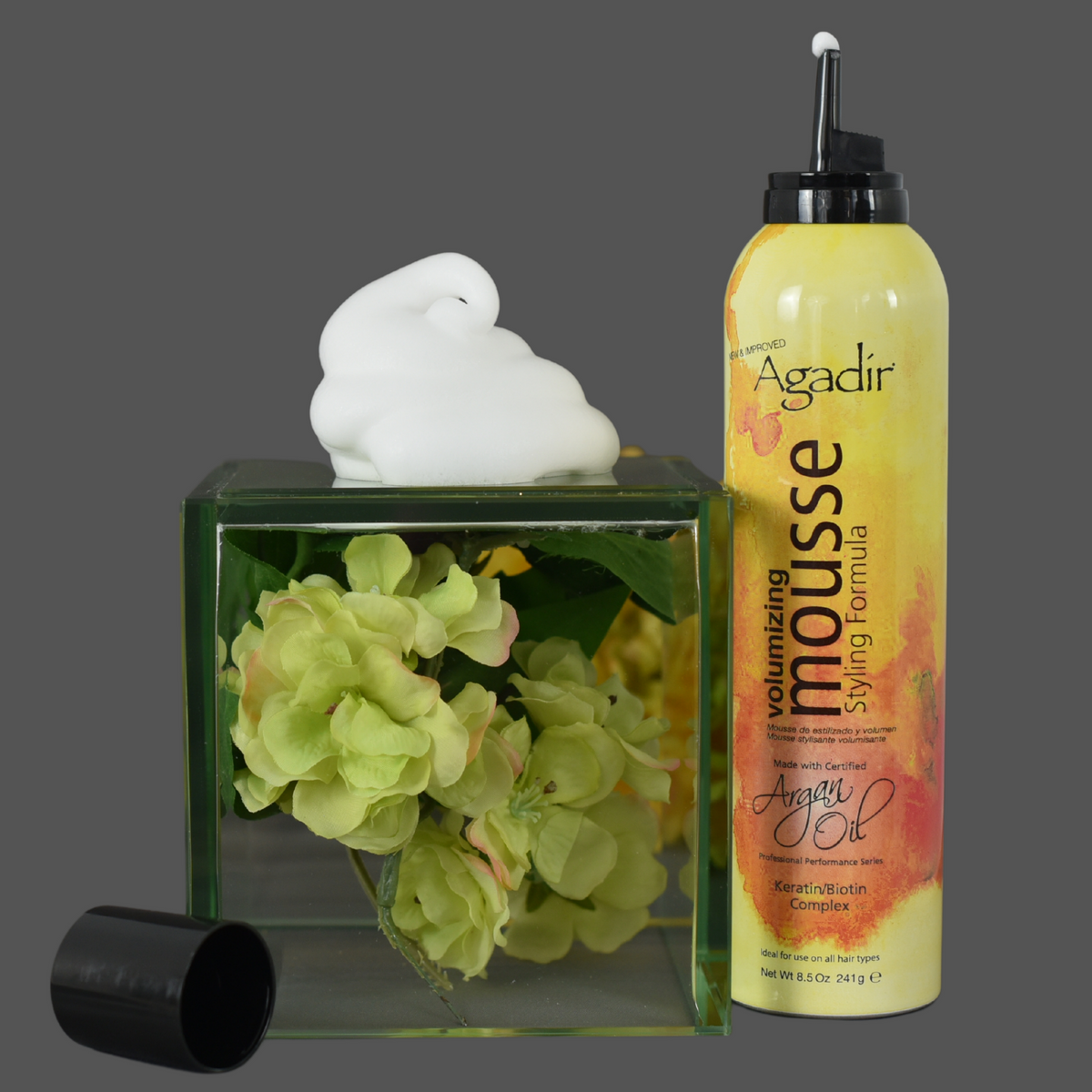 Vibrant Argan Oil Mousse Scene Art Vibrant Argan Oil Mousse Scene Art